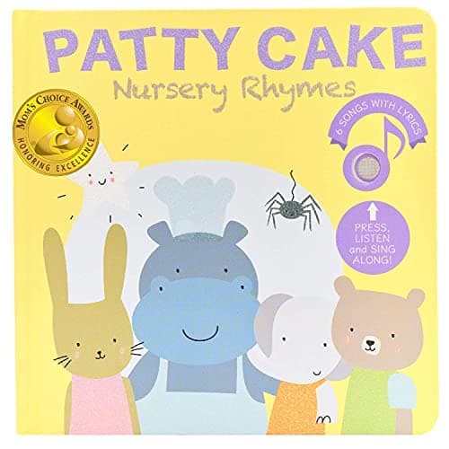 Cali’s Books Patty Cake Nursery Rhymes – Interactive Sound Book for Toddlers 1–3, Musical Book for 1 Year Olds, Perfect First Birthday Gift, 6 Favorite Songs