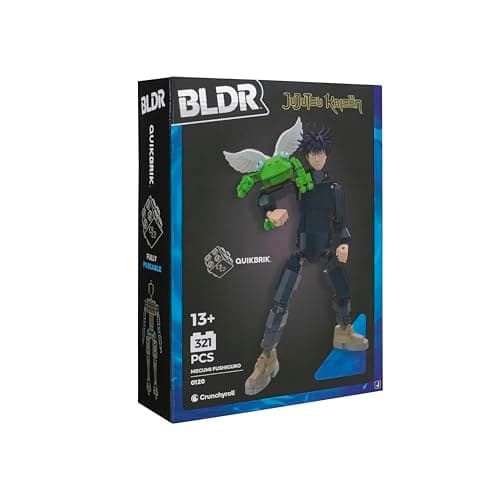 BLDR Jujutsu Kaisen Megumi Fushiguro Building Set - 9.5-Inch Buildable Articulated Action Figure, 0120 — view 5