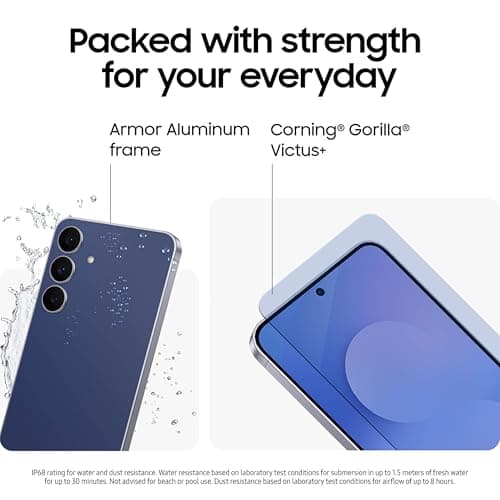 Samsung Galaxy S25 FE Cell Phone (2025), 128GB AI Smartphone, Unlocked Android, Large Display, 4900mAh Battery, High Res-Camera, AI Photo Edits, Durable, US 1 Yr Warranty, Icyblue — view 6
