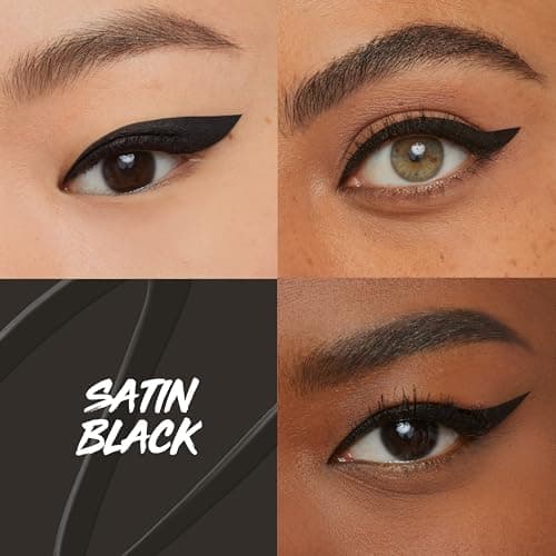 Maybelline Eyestudio Master Precise All Day Waterproof Liquid Eyeliner Makeup, Black, 1 Count (Packaging May Vary) — view 3