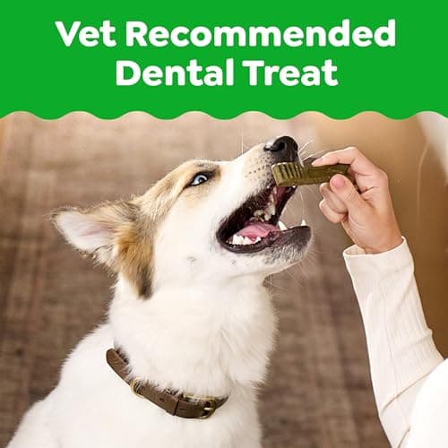 Greenies Veterinarian-Recommended Adult Natural Dental Dog Treats Petite Size, Dog Dental Chews, Original Flavor, 3 oz. Pack, 5 Count — view 2