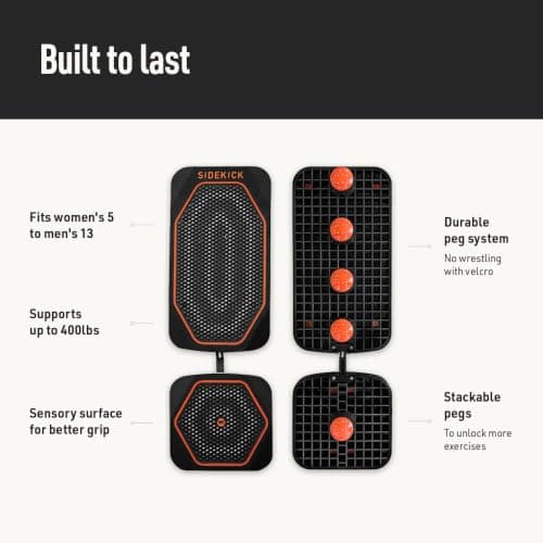 SIDEKICK AxisBoard Rehab & Training System | Balance Board & Physical Therapy Manual for Foot and Ankle Rehab | Recover from Sprains, Plantar Fasciitis, Achilles Pain — view 5
