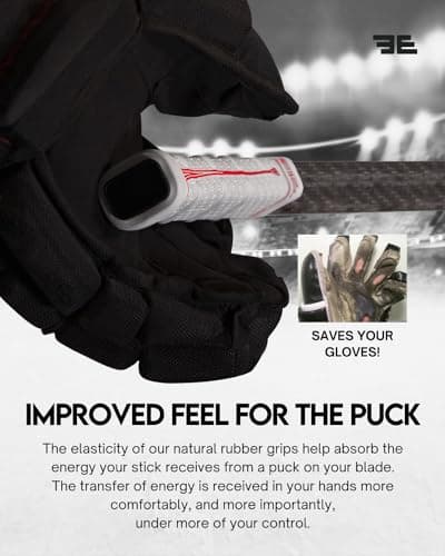 Buttendz Future Rubber Replacement Hockey Grip with Step Down Knob — view 5