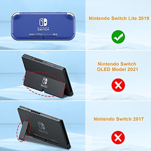 FINTIE Carrying Case for Nintendo Switch Lite 2019, [Shockproof] Hard Shell Protective Cover Travel Bag with Game Card & Micro SD Card Slots for Switch Lite Console & Accessories, Galaxy