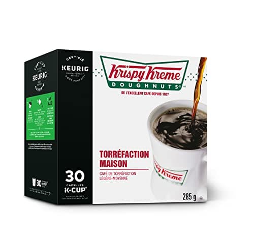 Krispy Kreme Doughnuts Smooth House Roast Single Serve Keurig Certified K-Cup pods for Keurig brewers, 30 Count (Pack of 1) — view 4