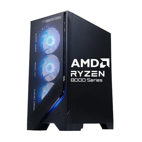msi Codex Z2 Gaming Desktop: AMD Ryzen R7-8700F, NVIDIA GeForce RTX 5060Ti, 16GB DDR5, 1TB M.2 NVMe SSD, USB Type-C, VR-Ready, Windows 11 Home: A8NVM-671US