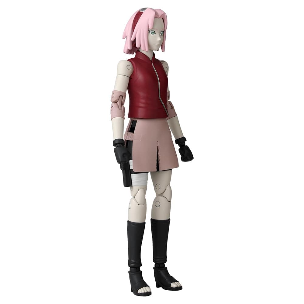 BANDAI - Naruto Shippuden Anime Heroes Figura de Acción Sakura Haruno 17cm - 36909 Multicolor - Figuras articuladas poseable con Manos y Accesorios Intercambiables. — view 6