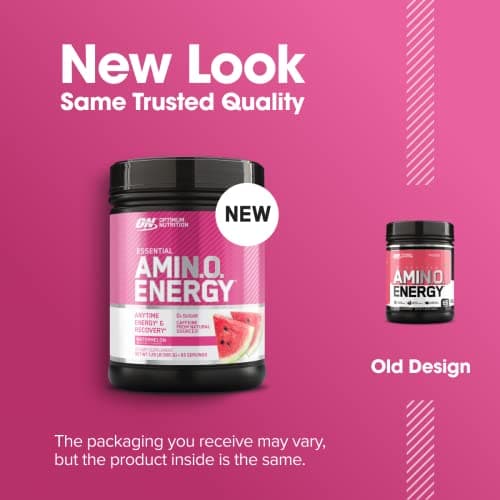 Optimum Nutrition, Amino Energy - Pre Workout with Green Tea, Bcaa, Amino Acids, Keto Friendly, Green Coffee Extract, Energy Powder - Watermelon, 65 Servings — view 4