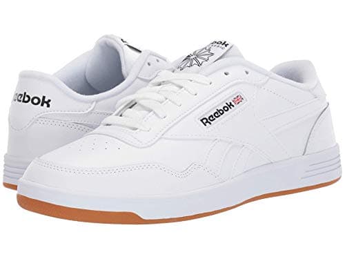 Reebok Club MEMT White/Black/Reebok Rubber Gum 9 D (M)