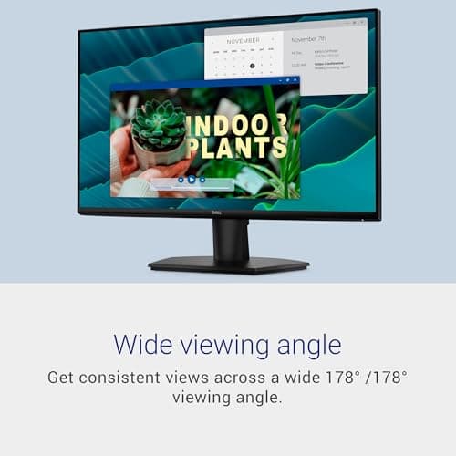 Dell 27 Monitor - SE2726H - 27-inch FHD (1920x1080) 144Hz 1ms Display, in-Plane Switching (IPS) Technology, AMD FreeSync™, TÜV 3-Star 2X HDMI, Tilt — view 3