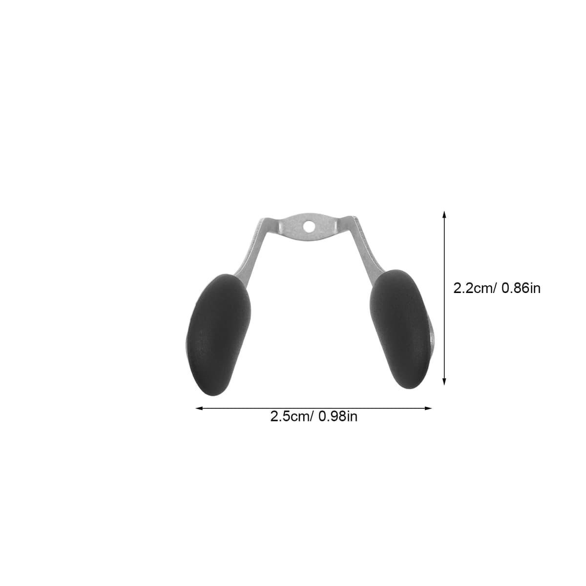 YARNOW Soporte para Puente Nasal Atornillable para Gafas de Sol, Almohadillas Nasales Suaves de Silicona Negras, 3 Piezas Antideslizantes para Deportes y Uso Prolongado — view 2