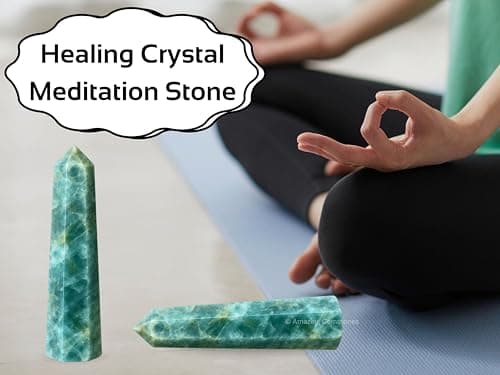 Amazing Gemstone Aquamarine Crystal Towers ~ Natural Healing Crystal Point Obelisk for Reiki Healing and Crystal Grid (2" to 3" Inch) — view 5