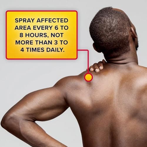 Aspercreme Lidocaine Dry Spray Soothes Aggravated Nerves, Numbing Topical Pain Relief Spray with Max-Strength 4% Lidocaine Sprays at Any Angle, 4 Oz. — view 8