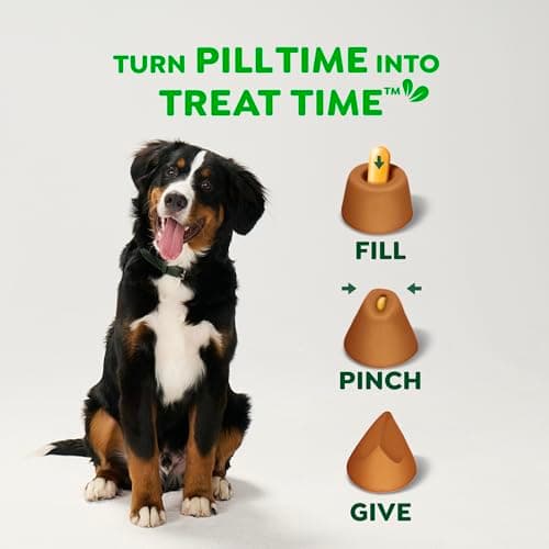 Greenies Pill Pockets for Dogs Large Size, Dog Treat Pouch for Capsule Medication, Cheese Flavor, 7.9 oz. Pouch — view 7