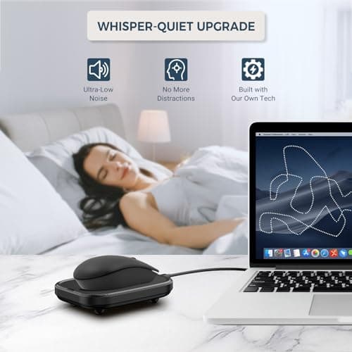 Yonktoo Mouse Jiggler Undetectable – Ultra Slim Mouse Mover with Realistic Movement, No Software Needed, Keeps Your PC Awake and Active, Keeps Computer Awake for Office or Remote Work - Black