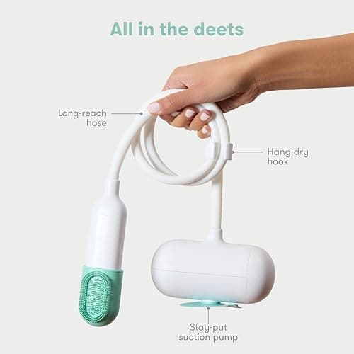 Frida Baby Control The Flow Bathtub Sprayer Attachment for Baby Bathtub, Shower Head with Scalp Massager, Control Waterflow with 2 Pressure Modes — view 4