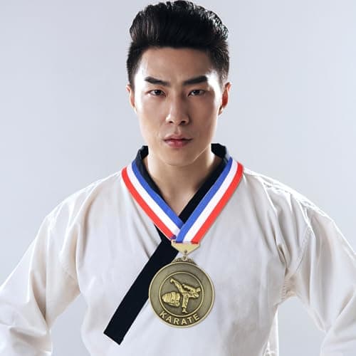 HAPINARY Zinc Alloy Competition Award Medal with Hanging Plate, Rust Resistant and Easy Display for Judo — view 5