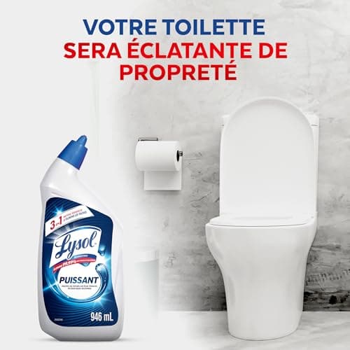 Lysol Power Toilet Bowl Cleaner, Disinfectant Gel, 4 × 946 mL — view 8