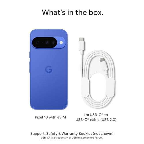 Google Pixel 10 - Unlocked Smartphone with Gemini - Indigo - 128 GB — view 10