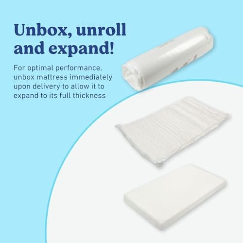 Graco Premium Crib & Toddler Mattress – GREENGUARD Gold Certified, Machine Washable Oeko-TEX Standard 100 Certified Cover with Waterproof Surface, Fits Any Standard Full Size Baby Crib & Toddler Bed — view 5