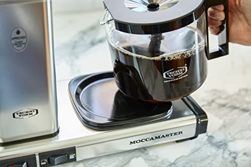 Technivorm Moccamaster 53941 KBGV Select 10-Cup Coffee Maker, Polished Silver, 40 ounce, 1.25l — view 6