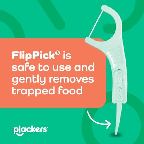 Plackers® Micro Line® Floss Picks - Intense Mint, Floss Fiber Made Without PTFE, 300 Count — view 5