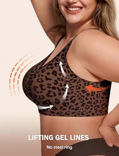LetsJoli Jelly Bras for Women No Underwire Plus Size Push Up Supportive — view 4