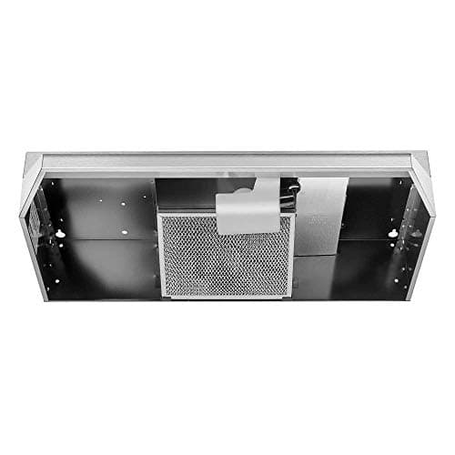 Broan-NuTone 413004 Non-Ducted Ductless Range Hood with Lights Exhaust Fan for Under Cabinet, 30-Inch, Stainless Steel