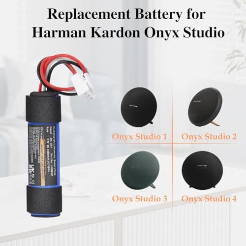Uwayor Replacement Battery for Harman Kardon Onyx, 3500mAh Battery for Harman Kardon Onyx Studio 1, Onyx Studio 2, Onyx Studio 3, Onyx Studio 4 Bluetooth Speaker, LI11B001F Battery with Tool Kits