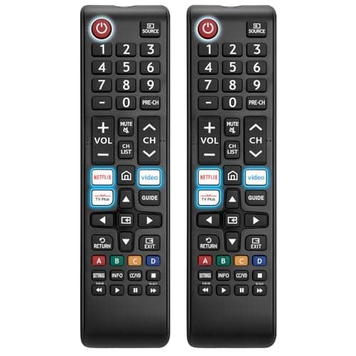 (Pack of 2) Universal for Samsung TV Remote Control Replacement Compatible with All Samsung Smart Frame Curved QLED Crystal TVs