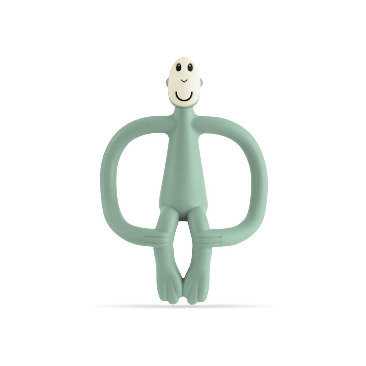 Matchstick Monkey, Original Teether & Gel Applicator, Antimicrobial Silicone Teething Toys for Baby, Easy to Grip, BPA Free, 3 Months Old+, 10.5 cm, Dusty Pink Monkey — view 13