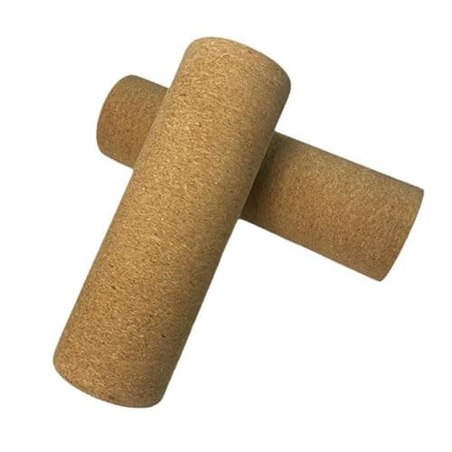 Cork Foam Roller for Muscle Massage, 13.8 inch (35cm) Cork Roller for Myofascial Release, Pilates & Yoga, Deep Tissue Massage Tool for Back, Legs, Sports Recovery- 5cmx15cm