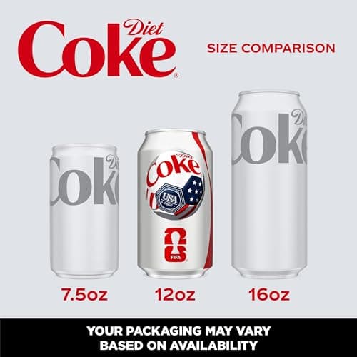 Diet Coke Soda Soft Drink Cans, 12 fl oz, 12 Pack — view 2