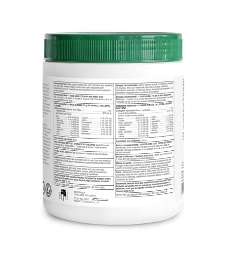 Organika Enhanced Collagen Peptides Powder (Type 1 & 3) – 10g Per Serving for Hair, Skin, Nails & Joints – Canadian-Made, Grass-Fed, Non-GMO, 500g — view 9