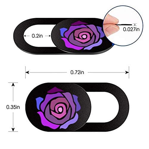 IMNEXT2U Webcam Cover Slide Ultra Thin Laptop Camera Privacy Protect Rose — view 2