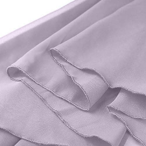 Ballet Skirts for Women Fashion Long Wrap Chiffon Party Skirt Casual Sheer Dance Costumes High Waist Beach Skirt Purple — view 4