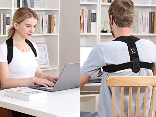 Posture Corrector for Men and Women, Comfortable Upper and Back Brace, Adjustable Back Support for Back, Shoulder and Neck — view 6
