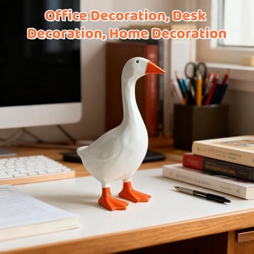 SJzdzsw 7 Inch Desk Goose - Mini Desk Goose for Office & Home, Desktop Goose Gift for Friends and Family — view 3