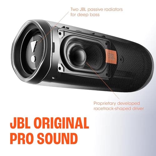 JBL FLIP 5, Waterproof Portable Bluetooth Speaker, Black, Small — view 2