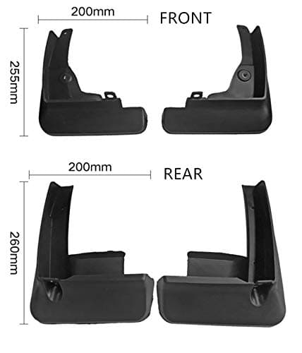 Mud Flaps Kit for 2024 Toyota Corolla Sedan 2020-2023 Mud Splash Guard Fender Front and Rear 4-PC Set — view 2