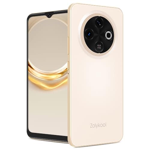 Zolykool A3 4G Unlocked Android Phones 6.6” HD+ Display Android 12 Smart Phone Octa-Core 6(3+3)+16GB/256 TF Dual SIM Unlocked Cell Phone 13MP Smartphones Unlocked Face ID Cheap (Gold)