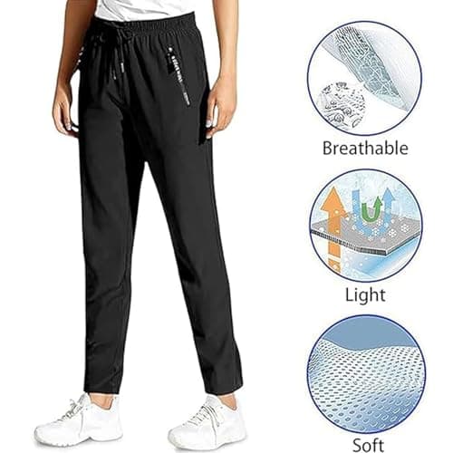 Comfys Fit StretchActive Pants for Women - 2026 Women's Ultra Stretch Ice Silk Comfort Track Pants Over 50 (Khaki(Straight),X-Large) — view 2