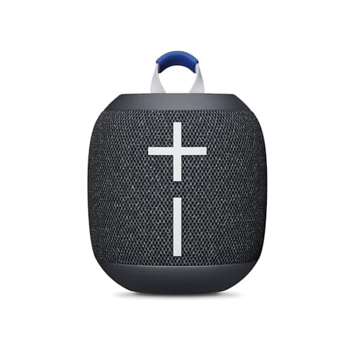 Ultimate Ears WONDERBOOM 4 Portable Waterproof Bluetooth Speaker with Big Bass and 360-Degree Sound, Dustproof Floating Speaker with 131ft (40m) Range - Black