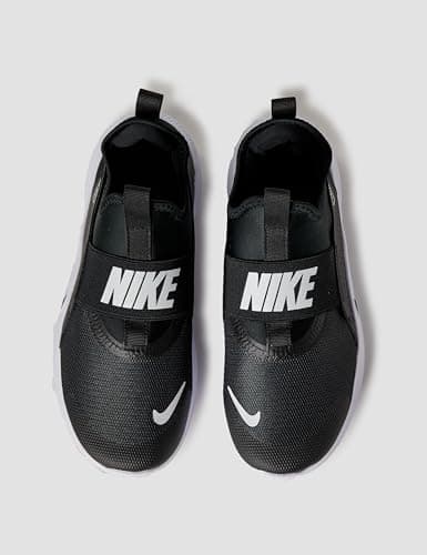 Nike Big Kid's Flex Runner 4 Running Shoe, Black/Black-White, 4Y — view 3