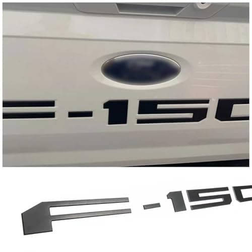 Tailgate Insert Letters for 2018 2019 2020, 3D Raised Tailgate Decals with Strong Adhesive, Durable ABS Plastic Emblems, Easy Installation, Matte Black