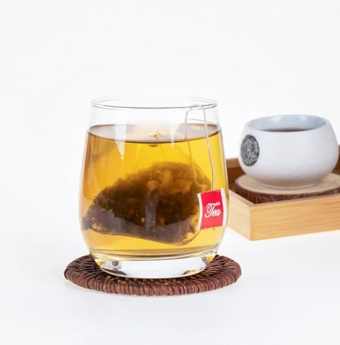 Premium 50 Mullein Leaf Tea Bags. Made with 100% Pure Mullein Leaves, for Lungs Cleanse and Respiratory Support, No Flavoring & No Additives & Caffeine Free. — view 2