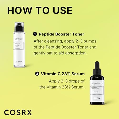 COSRX Vitamin C 23% Peptide Booster Set - Amazon Exclusive - Korean Skin Care, Gift Sets, Vitamin C Serum, Face Serum — view 7