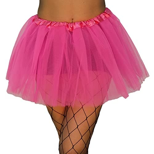 XINXIYAN Pink Tutu Skirts for Women Halloween Costume Adult Party Favor Dance Tulle Skirts