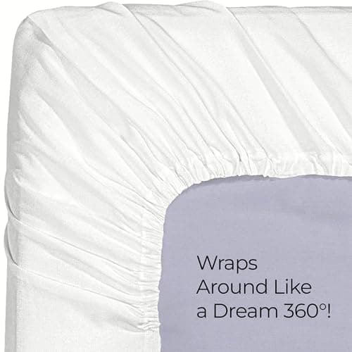 Utopia Bedding Queen Fitted Sheet - Bottom Sheet - Deep Pocket - Soft Microfiber -Shrinkage and Fade Resistant-Easy Care -1 Fitted Sheet Only (White) — view 4