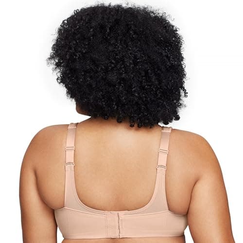 Glamorise Women's Full Figure Sports Bra, Cafe, 40 G Brown — view 7